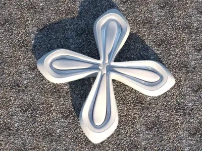 Futuristic Building  Low-poly 3D model