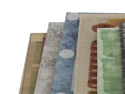rug collection 02 3D model