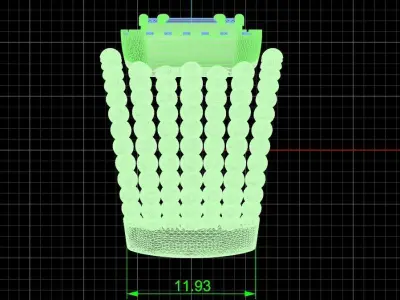 Jewelry ring 375 3D print model