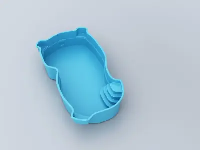 collection of 3D pool models 3D model