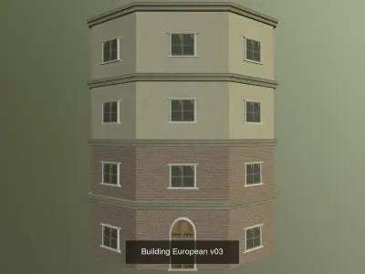 Closed Building Pack Urban City Modular Collection 