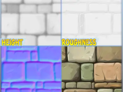 Stylized Wall Seamless Texture Texture 11