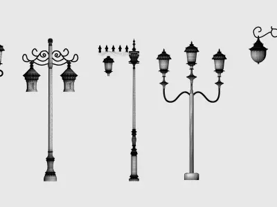 Classic Lantern 3D Model - Vintage Lighting Design 3D print model