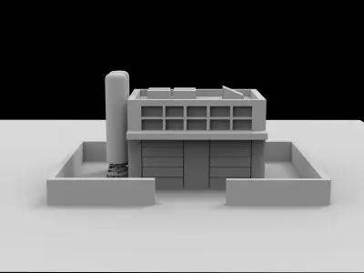 home model Low-poly 3D model