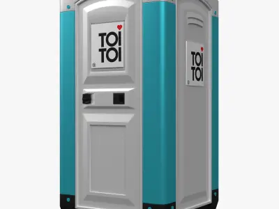 Toi Toi Portable Toilet 3D model