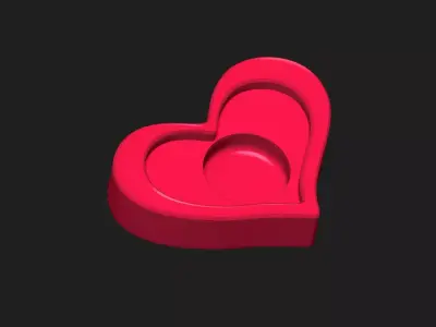 hearth candle holder 3D print model