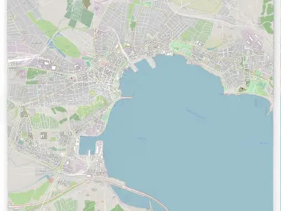 Cityscape Kerch Crimea Ukraine 3D model