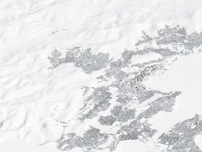 Wellington New Zealand City Landscape 3D Model 3D model