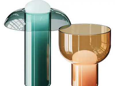 Haru And So Rakumba Table Lamp 3D model