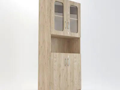 Wooden Cabinet 26 3D model