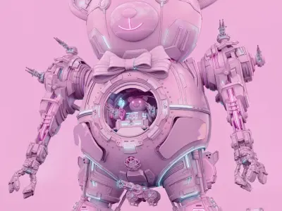 Teddy Boys Toy - Weekly Renders - DSZarts 3D model 3D model