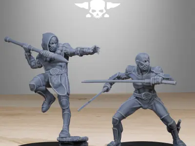 GrimCorp Jesters 3D print model