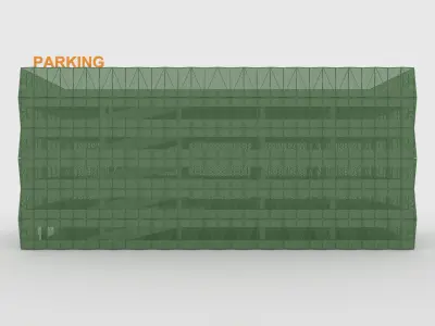 Building Parking 1 3D model