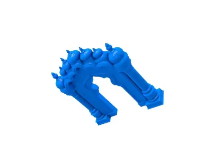Gothic Arch -  arch -  arch stl - Gothic Arch Border  3D print model