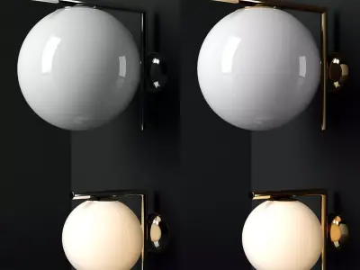 Wall light flos ic 3D model