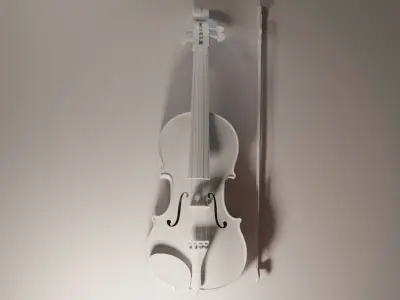 Realistic Violin  3D model
