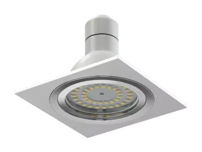 Halogen Light 3D Model 3D model