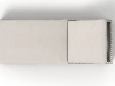 Dedon Lou Lounger 3D model