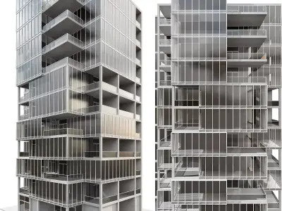 RESIDENTIAL BUILDING NO93 A 3D model