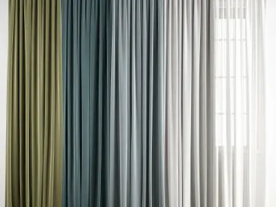 Curtain 185 3D model