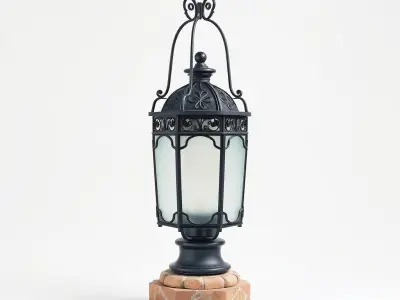 Victorian Lantern Ornate Design model pack Low-poly 3D model