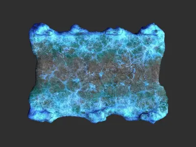 Stone Bridge - Energy Low-poly 3D model