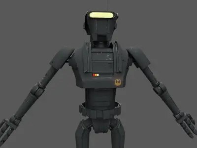 New Republic Security Droid 3D model