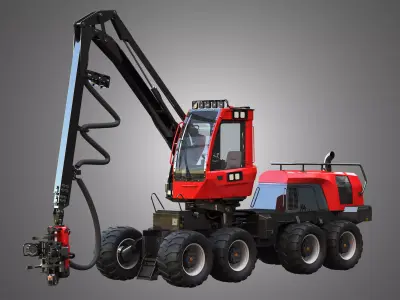 Komatsu - 931 Forestry Harvester 3D model