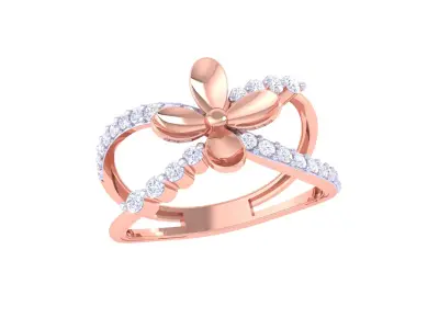 Women Ring  Render 3dm STL OBJ FBX Details 3D print model 317