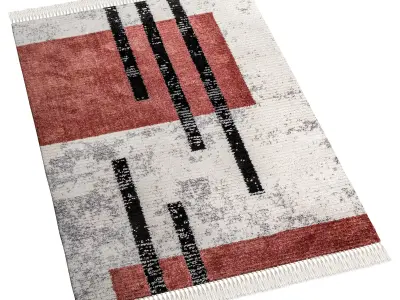 Modo Shapes Rug 3D model