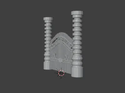 Entrance Gate 3D print model
