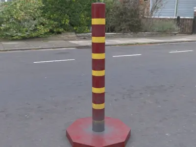 Traffic Cones - PBR Low-poly 3D model