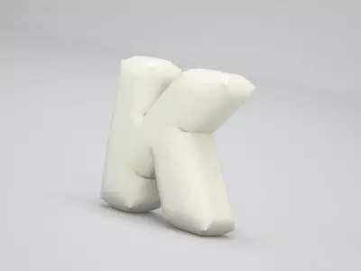 K Balloon 3D model