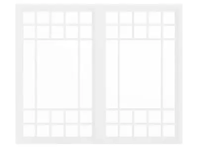 White Window 14 3D model