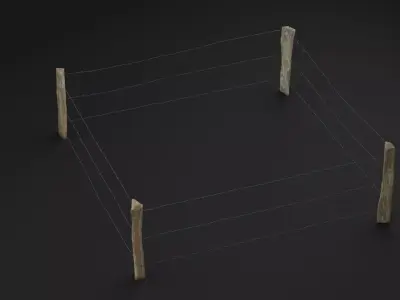 Fence Post 3D model