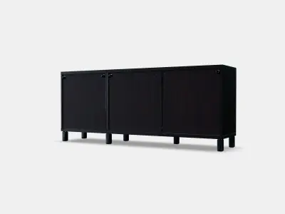 BESTA Storage combination with doors 42 Low-poly 3D model