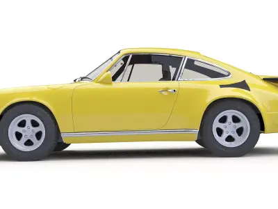 1987 RUF CTR Yellowbird 3D model