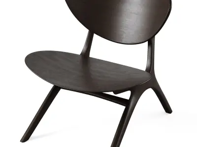 Eye lounge chair by Ethnicraft 3D model