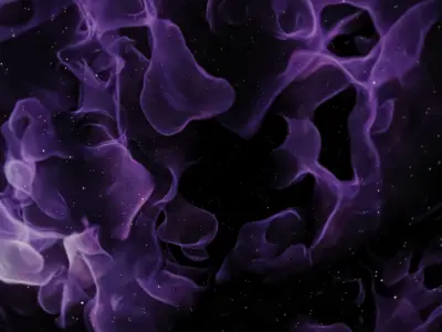 HDRI Panoramic Sky - 360 starfield - violet nova nebula 012 Low-poly 3D model