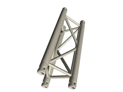 Steel Truss Girder Element 1 3D print model