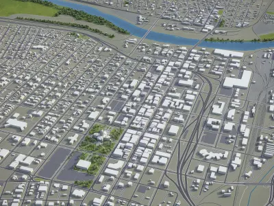 Topeka Low-poly 3D model