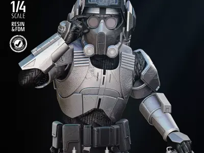 STAR WARS Tech Bust Tested for 3D Printing 3D 3D print model