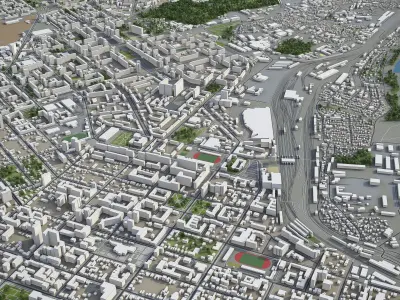 Samara  Low-poly 3D model