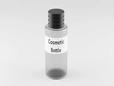 Cosmetic bottle 3D model