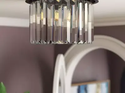 Yazmin Light Flush Mount 3D model