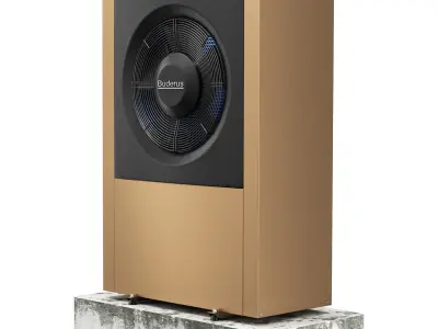 Heat pump Buderus 3D model