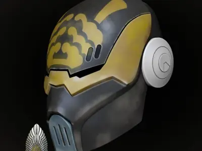 Asajj Ventriss  Helmet Star Wars 3D DIGITAL DOWNLOAD 3D print model