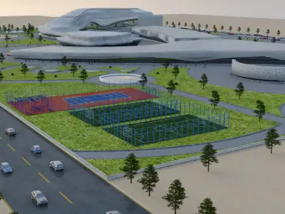 Building model 3D model