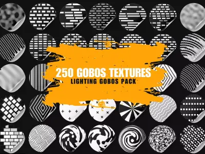 LIGHTING GOBOS TEXTURE PACK - Shadow Casting Texture Pack Texture