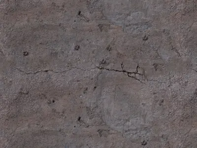 Damaged Concrete Floor PBR Texture